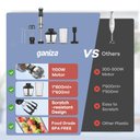 Ver imagem 6 de Ganiza Mixer de Imersão 6 em 1, 1100w, 15 Velocidades, Aço Inox