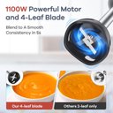 Ver imagem 7 de Ganiza Mixer de Imersão 6 em 1, 1100w, 15 Velocidades, Aço Inox