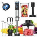 Ver imagem 1 de Ganiza Mixer de Imersão 6 em 1, 1100w, 15 Velocidades, Aço Inox