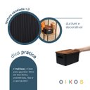 Ver imagem 4 de Caixa Organizadora 6l de Plástico com Tampa de Madeira- Oikos
