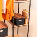 Ver imagem 7 de Caixa Organizadora 6l de Plástico com Tampa de Madeira- Oikos