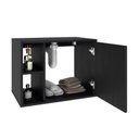 Ver imagem 3 de Conjunto Balcão C-cuba L38 e Espelheira Soft 600 Branco Chess C-snow Preto Ônix