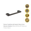Ver imagem 2 de Porta Toalhas de Rosto Deca You Brown Matte 2050.mr104.mt Marrom Fosco Deca