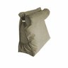 Almofada Cunha Encosto Suede Bege 55cm x 50cm - 1
