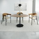 Ver imagem 1 de Conjunto 2 Cadeiras de Jantar Joy Tecido Boucle Est.Preta