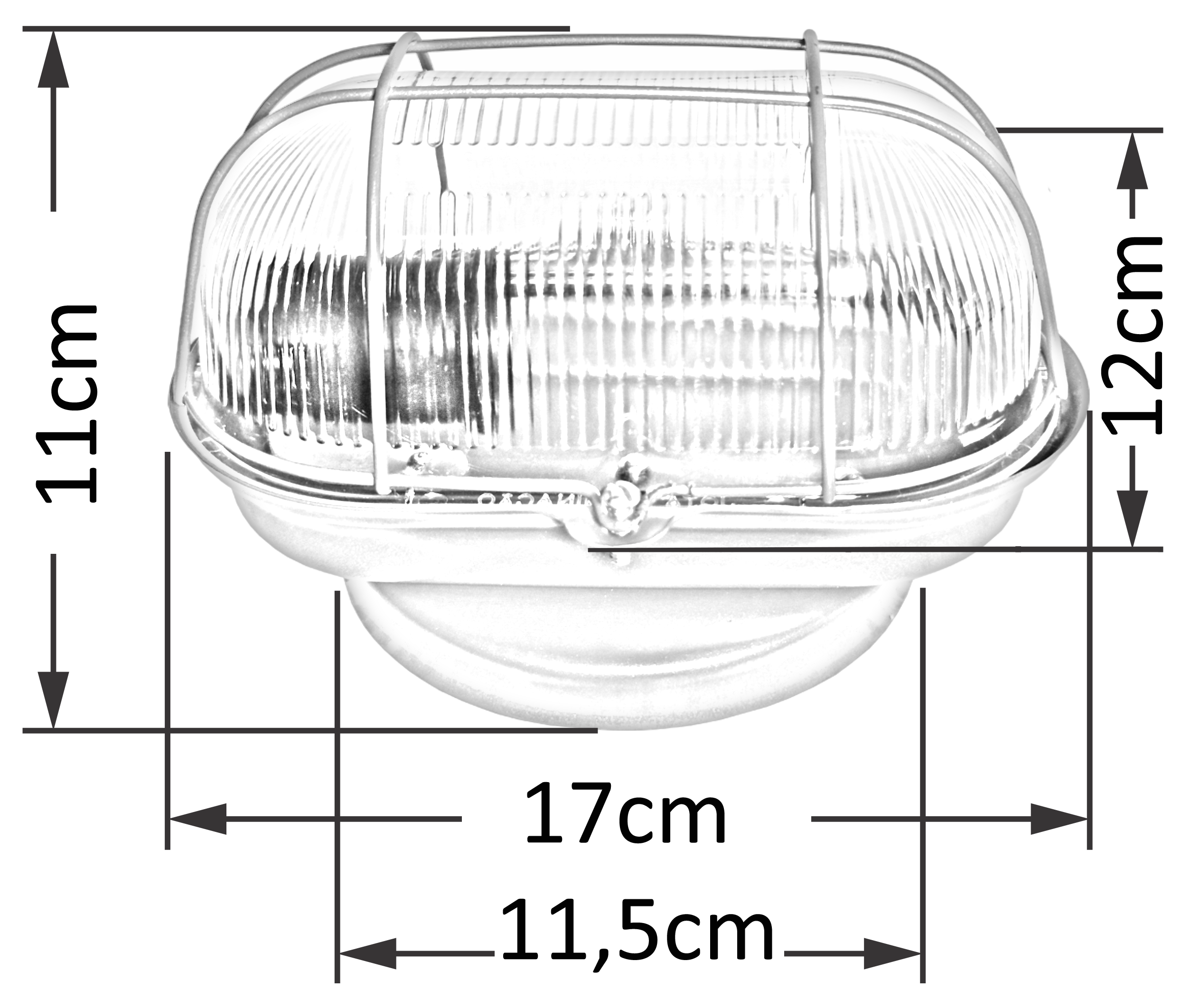 Arandela Luminária Oval Tartaruga Cobre Aço Lente Cristal - 2