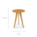 Ver imagem 2 de Mesa Lateral Alta Chanel Mcc - Acabamento Native