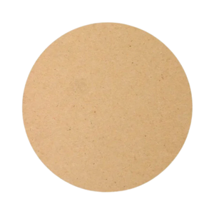 Base Sousplat Circulo Bolacha Mdf Cru 35cm Redonda Kit 15un