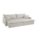 Ver imagem 4 de Sofá Cama Flora 02 Módulos de 80cm Br 15cm Meu Sofá Online A302 Linho Branco