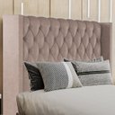 Ver imagem 2 de Cabeceira Casal 138 cm Toquio Veludo Rose Soon