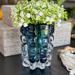 Vaso em Cristal Murano Italy com Mosquitinho - 2
