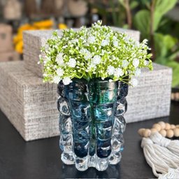 Vaso em Cristal Murano Italy com Mosquitinho - 1