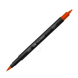 Marcador Dual Brush Aquarelável Carmesim - Cis - 2