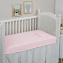 Ver imagem 2 de 2 Fronhas de Berço Algodão 300 Fios Menino e Menina 2 Peças:rosa
