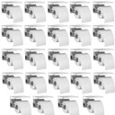 Ver imagem 1 de Suporte Papel Higienico Kit 24 Uni Aço Inox Banheiro Lavabo Prateleira Apoio Celular Objeto Parede m