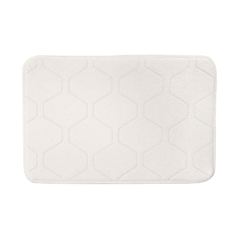 Tapete de Banheiro Touch 01 Branco 0,40x0,60m - Edantex