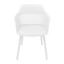 Ver imagem 4 de Kit com 2 Cadeiras Mena para Sala de Jantar Branco