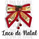 Ver imagem 4 de Laço Grande Texturizado de Enfeite Natal Vermelho e Dourado