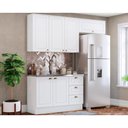 Ver imagem 2 de Cozinha Modulada Henn Americana 3 Peças (2aéreos+1balcão) S/pia Cz136 Branco-henn