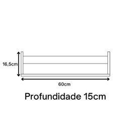 Prateleira para Livros Infantil em Mdf Plancasa Branco Tx - 5 Prateleira para Livros Infantil em Mdf Plancasa Branco Tx - 5