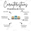 Ver imagem 7 de Prateleira para Livros Infantil em Mdf Plancasa Branco Tx