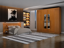 Ver imagem 1 de Dormitorio Casal Ripado 2PÇS 6 Portas Verona - Arbo Design