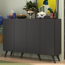 Ver imagem 1 de Aparador Buffet 4 Portas Retrô Alemanha Multimóveis BR3556