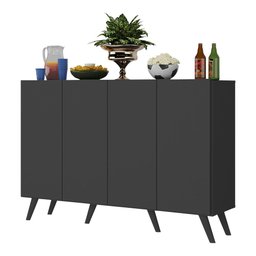 Aparador Buffet 4 Portas Retrô Alemanha Multimóveis BR3556 - 3
