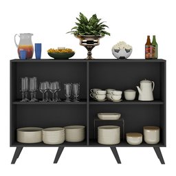 Aparador Buffet 4 Portas Retrô Alemanha Multimóveis BR3556 - 6