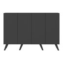 Ver imagem 7 de Aparador Buffet 4 Portas Retrô Alemanha Multimóveis BR3556