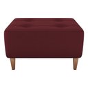 Ver imagem 7 de Puff Decorativo para Sala Piva 62x52 Cm E432 Milani Store Vermelho