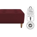 Ver imagem 4 de Puff Decorativo para Sala Piva 62x52 Cm E432 Milani Store Vermelho