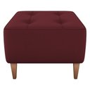 Ver imagem 6 de Puff Decorativo para Sala Piva 62x52 Cm E432 Milani Store Vermelho