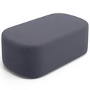 Ver imagem 4 de Cabeceira Cama Box 100cm Lanna com Puff Recamier Doha W01 Suede Cinza - Lyam Decor
