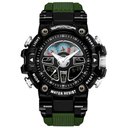 Ver imagem 3 de Relógio Masculino de Quartzo Esportivo Luxo Relógio Digital Verde