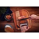 Ver imagem 6 de Jogo Churrasco Tramontina Churrasco Black Lâminas Aço Inox Escurecido Cabos Madeira Tabua 3 Peças