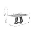 Ver imagem 2 de Mesa Jantar Celeste 170 + 6 Cad Nara Bege DJ Móveis