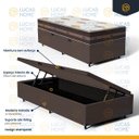 Ver imagem 5 de Cama Box Baú com Colchão de Molas D' Angelis (Anjos) Classic Pocket Solteiro 88cm