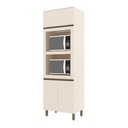 Ver imagem 2 de Torre Quente para Cozinha Modulada Henn Connect C69-139 2 Fornos Off White