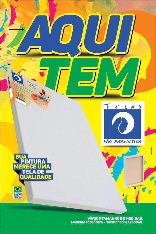 Tela para Pintura 10x10 Caixa com 12un - 2