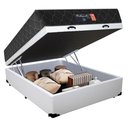 Ver imagem 5 de Cama Box Baú Casal + Colchão Semi Ortopédico Extra Firme Espuma D33 Prime Colchões 138x188x72