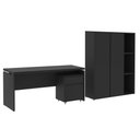 Ver imagem 6 de Conjunto de Escritório Office 2 Peças Mesa Armário Alto Oslo
