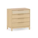 Ver imagem 1 de Cômoda Infantil Indy 4 Gavetas em Mdf Carvalho Malva com Palha Ratan