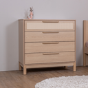 Ver imagem 6 de Cômoda Infantil Indy 4 Gavetas em MDF Carvalho Malva com Palha Ratan