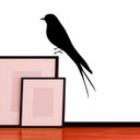 Ver imagem 1 de Adesivo de Parede Animais Andorinha-Grande 58x86cm