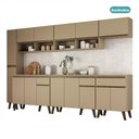 Ver imagem 3 de Armário de Cozinha Completa Atlanta Bennett Carraro Amêndoa