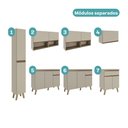 Ver imagem 4 de Armário de Cozinha Completa Atlanta Bennett Carraro Amêndoa