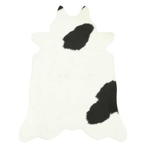 Tapete Couro de Boi - Baby Cow Preto e Branco - 240919102562