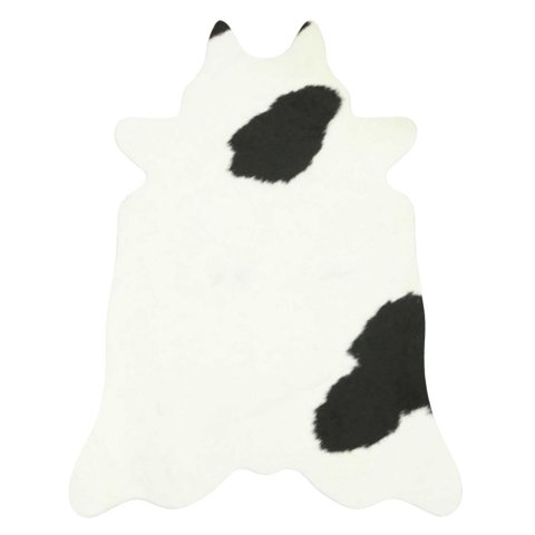 Tapete Couro de Boi - Baby Cow Preto e Branco - 240919102562