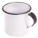 Ver imagem 2 de Jogo 6 Canecas Xícaras De 70ml Chá Café Esmaltadas Cozinha Branca